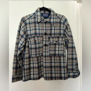Pendleton Plaid Wool Shirt Jacket